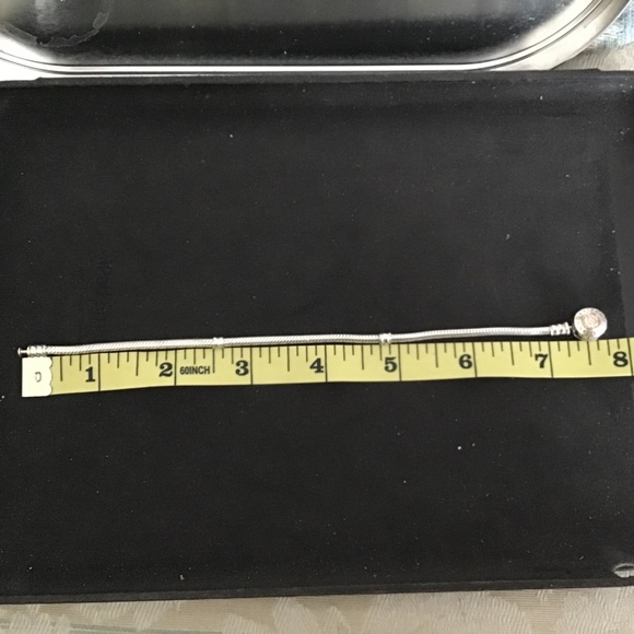 Pandora Logo 14k gold and silver bracelet - Picture 4 of 8